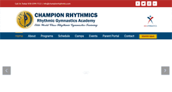 Desktop Screenshot of championrhythmics.com
