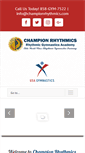 Mobile Screenshot of championrhythmics.com